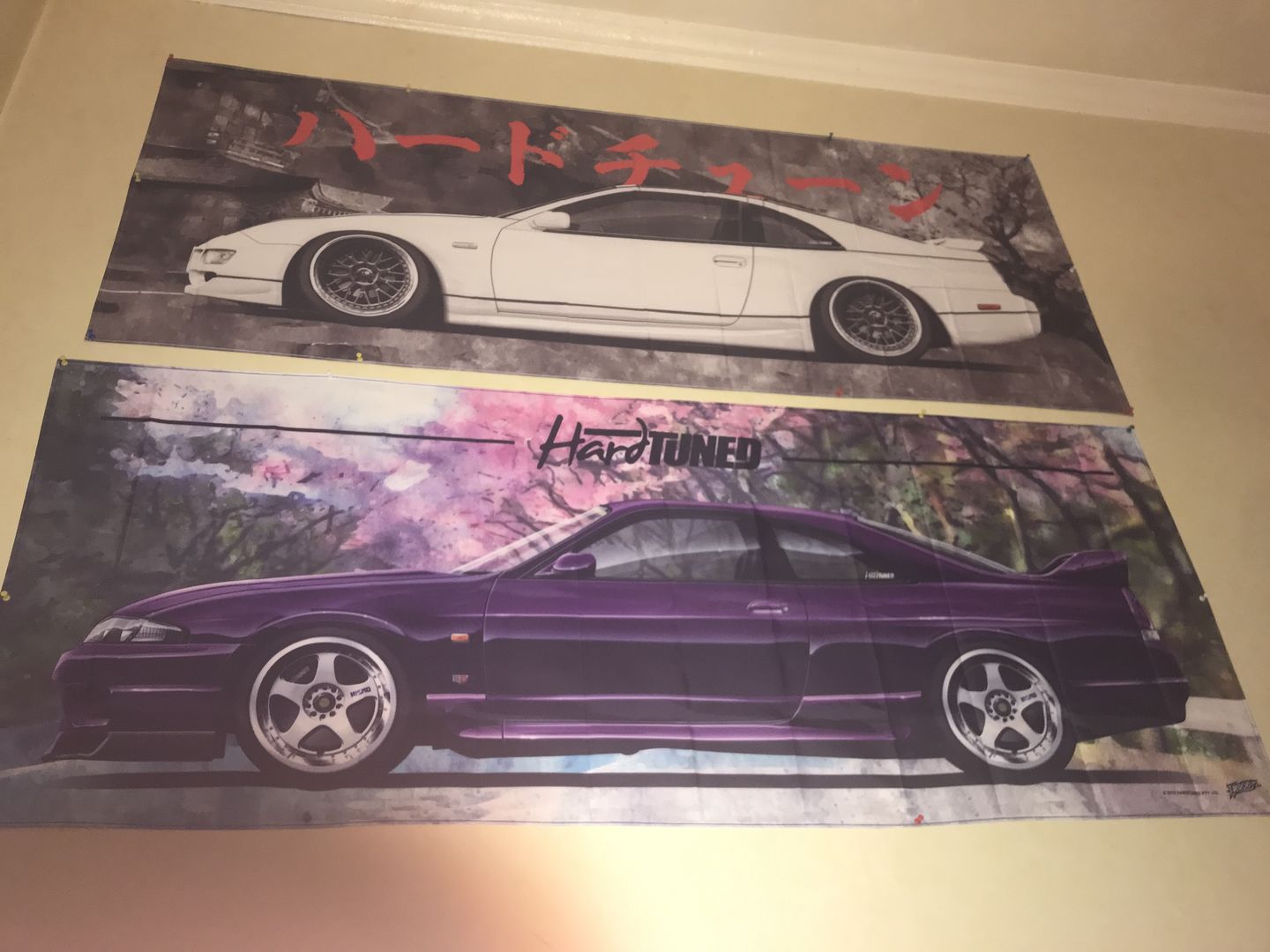 Customer photo review of Nissan Skyline R33 GTR Workshop Flag