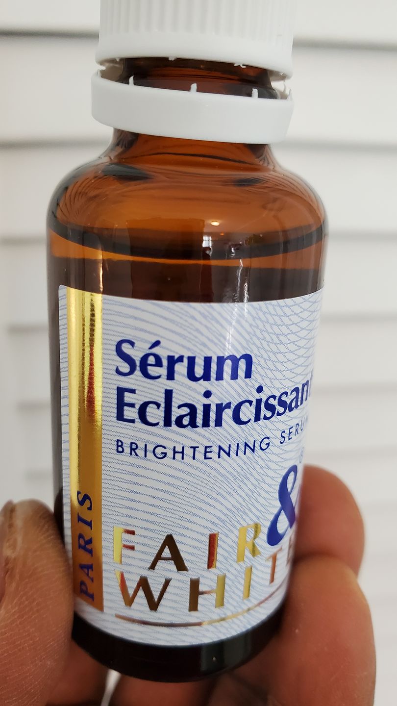 Customer photo review of Fair and White Original Brightening Serum 30 ml / 1 fl oz