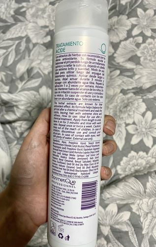 Customer photo review of TRATAMIENTO ACIDE BONMETIQUE