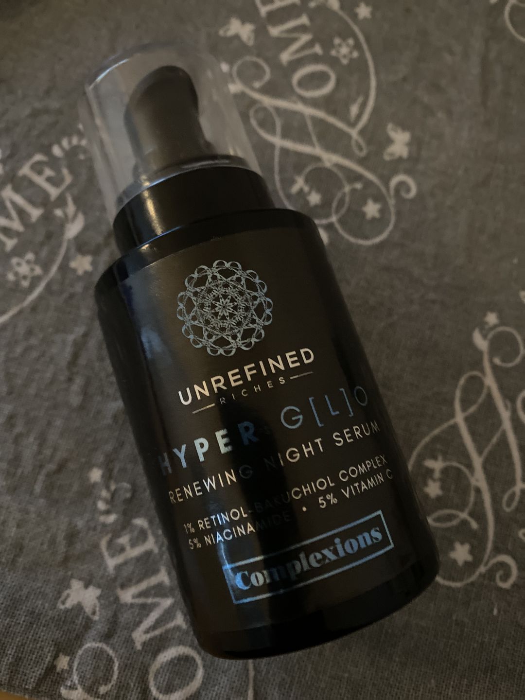 Customer photo review of HYPER G[L]O - Renewing Night Serum