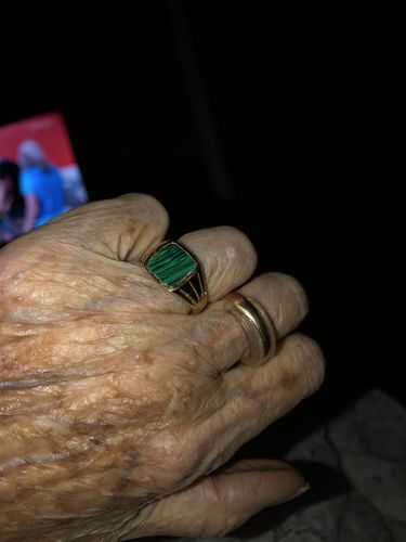 Customer photo review of U Shape Closure 18k Gold Chain Bracelet