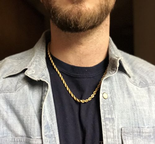 Customer photo review of Rope (Gold) 5mm
