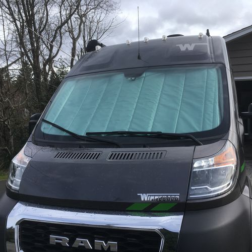 Customer photo review of Promaster - Windshield Shade