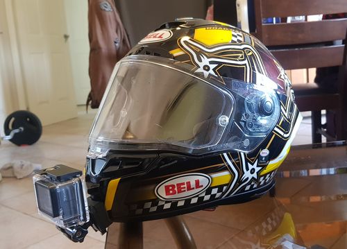 Customer photo review of Bell Star MIPS / DLX MIPS Camera Mount