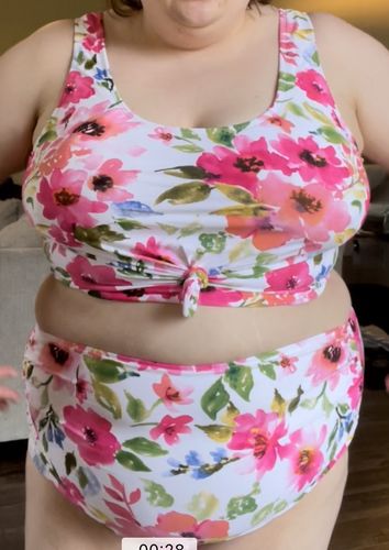Customer photo review of Barefoot Bottom | Pink Floral
