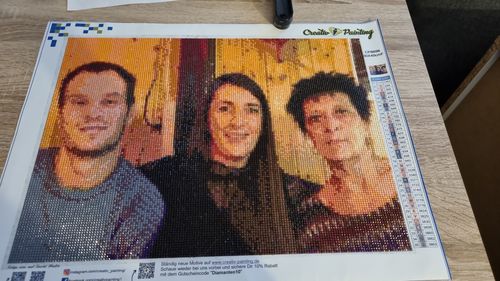 Customer photo review of Diamond Painting - Dein Wunschmotiv