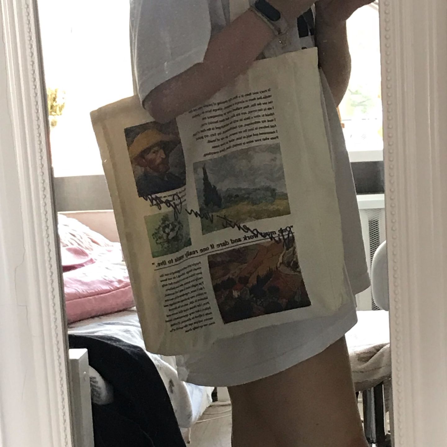 Customer photo review of Van gogh vintage Bag