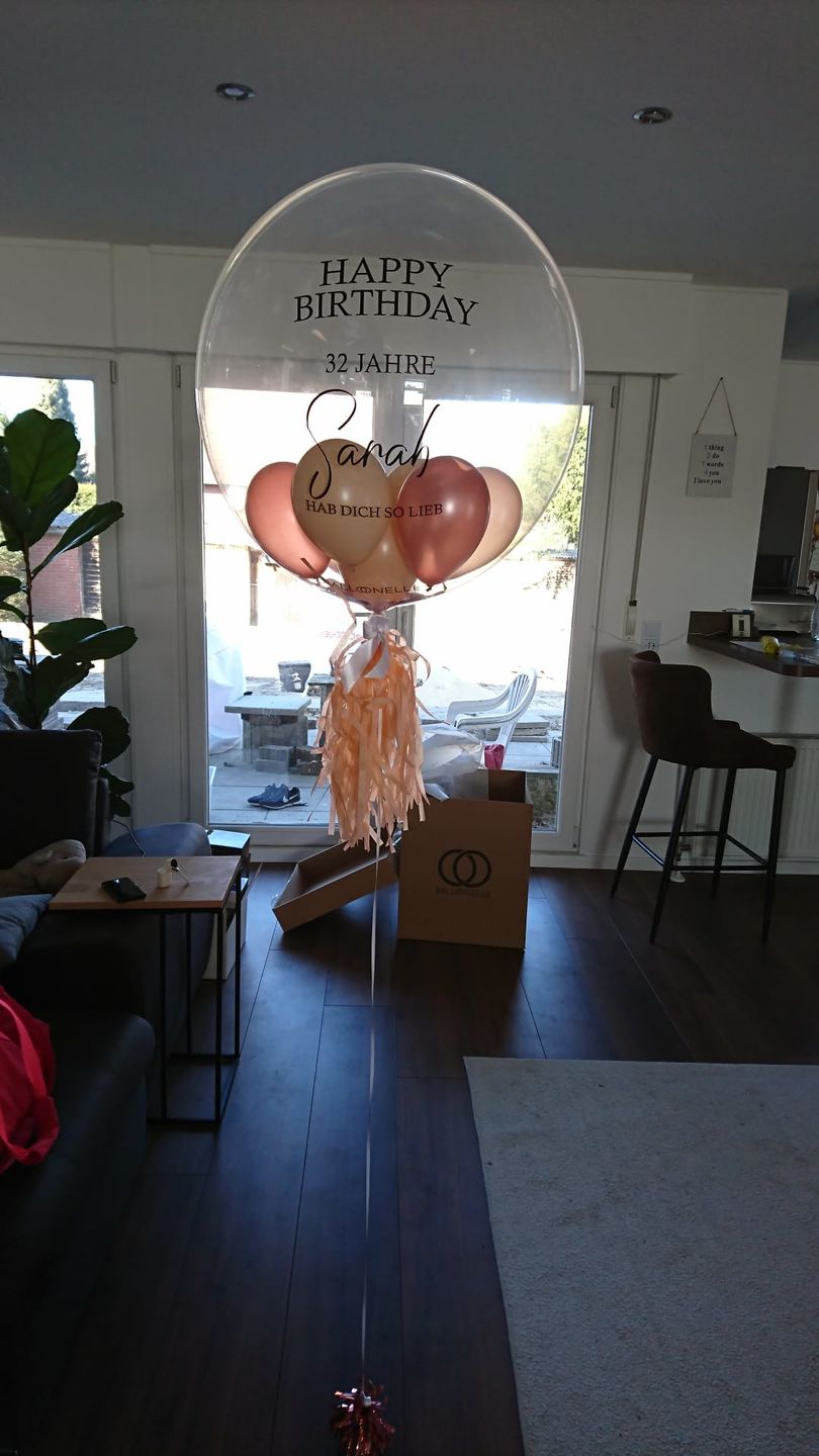 Customer photo review of Nude Designer Ballon