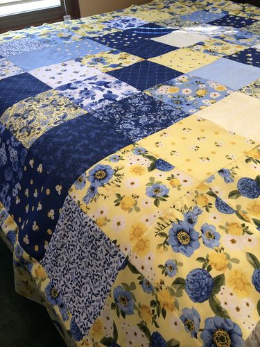Customer photo review of True Fabrics - Sunshine Blooms - Precut Fabric