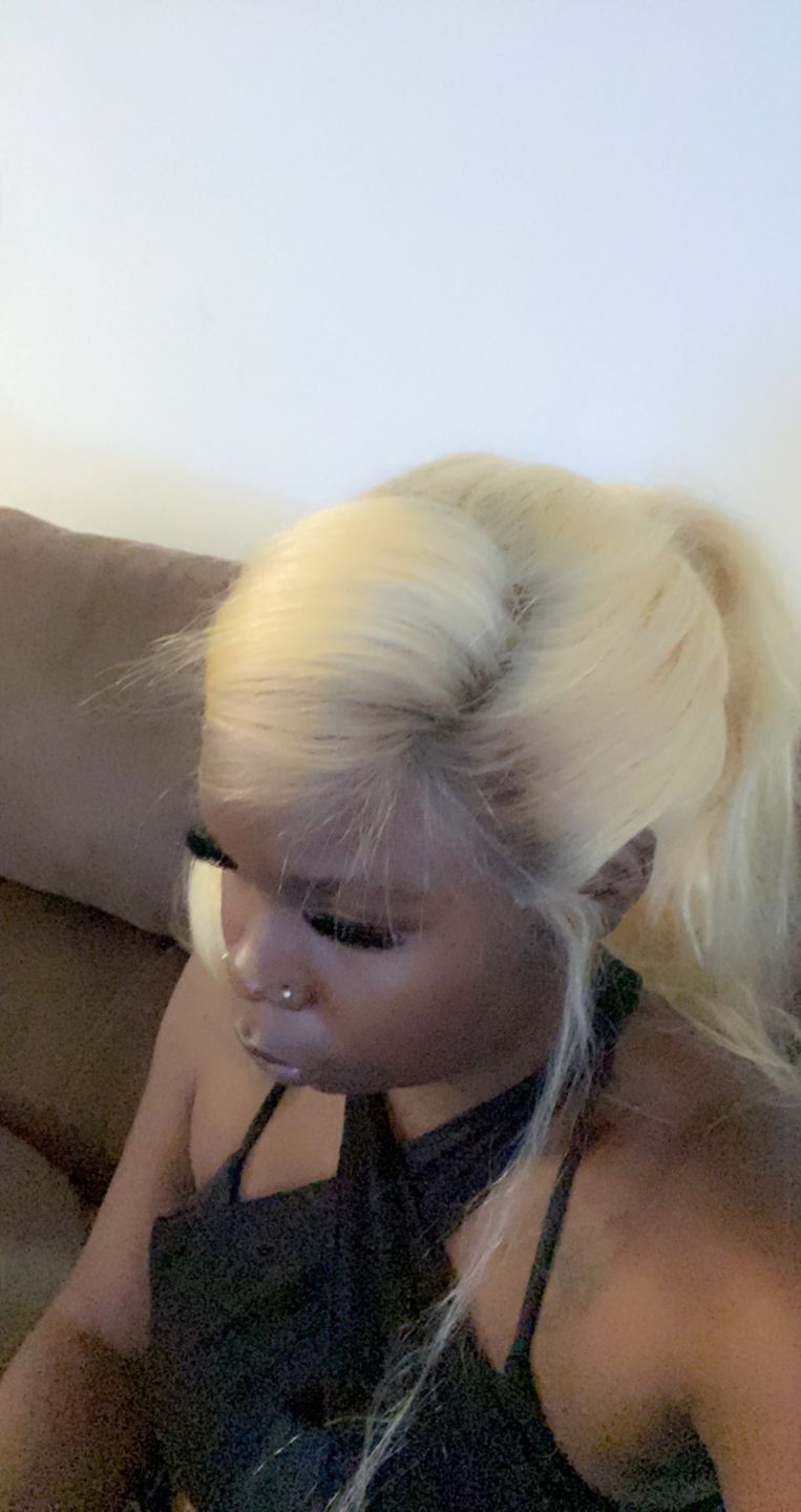 Customer photo review of #613 Blonde 13 x 6 Lace Front Wig Body Wave Human Hair AFB63-613