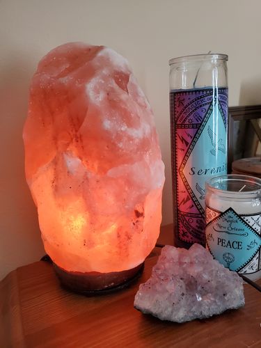 Customer photo review of Original Himalayan Salt Lamp (Medium)