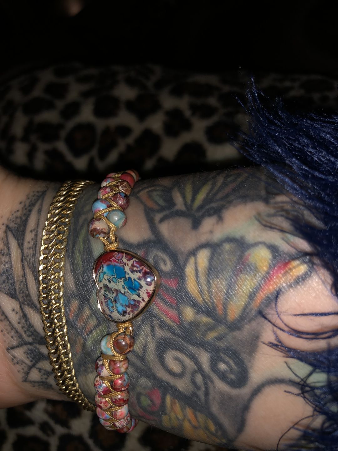 Customer photo review of HERZ Armband Jaspis