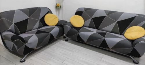 Customer photo review of Cabrexa Stretch Sofa Couch Covers