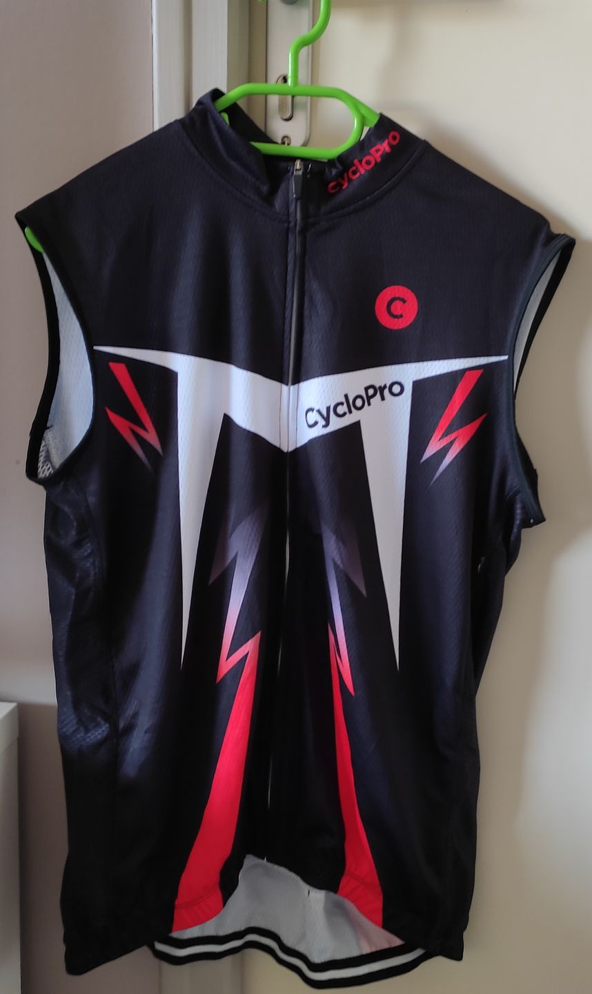 Customer photo review of Maillot Cyclisme Sans Manches - Confort+