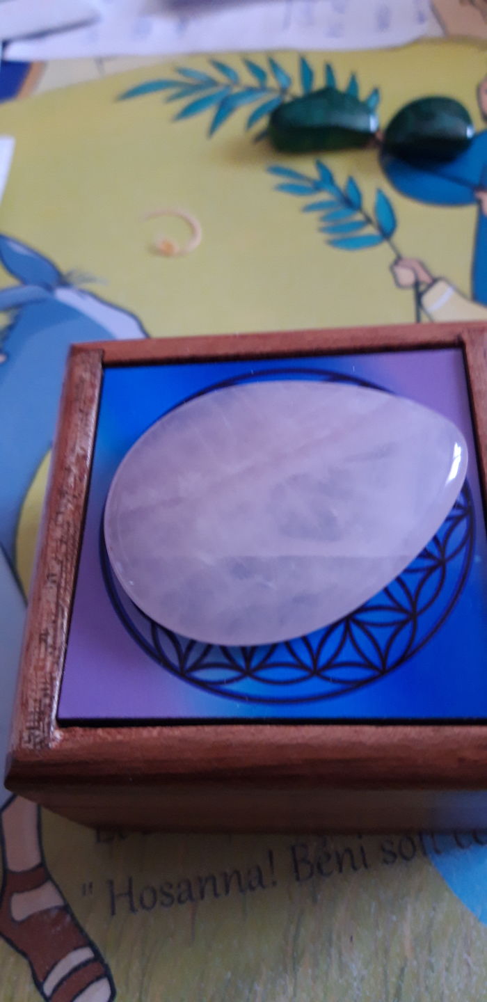 Customer photo review of Pierre anti-stress Quartz rose