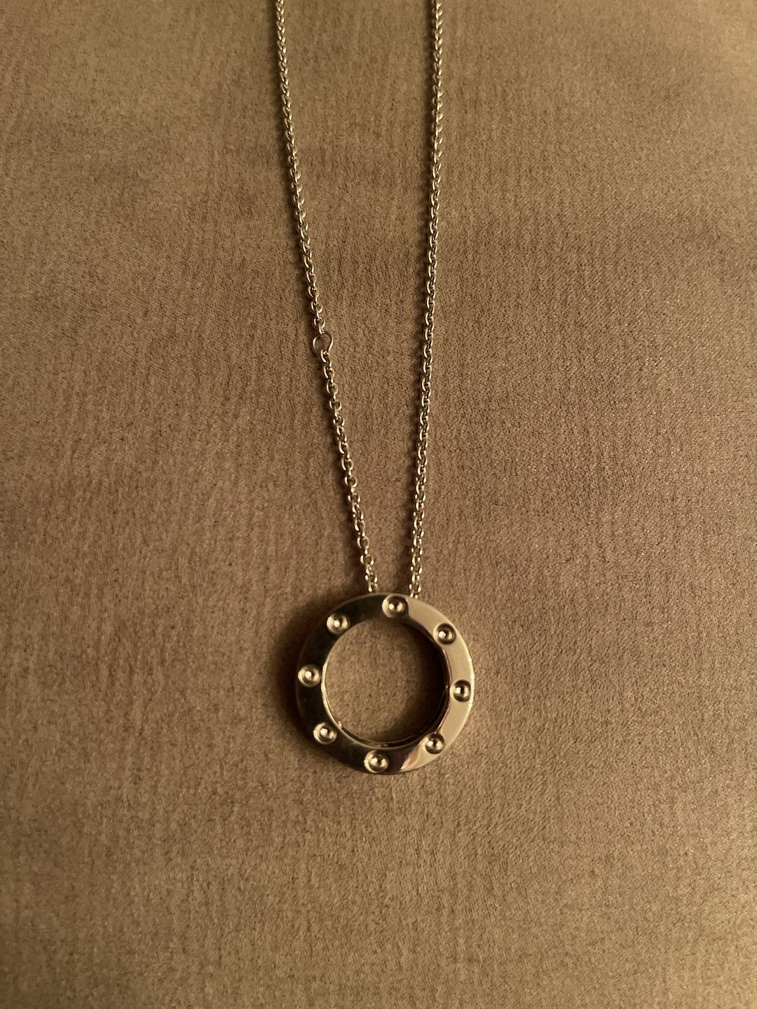 Customer photo review of Circle of Life Necklace with Ruby