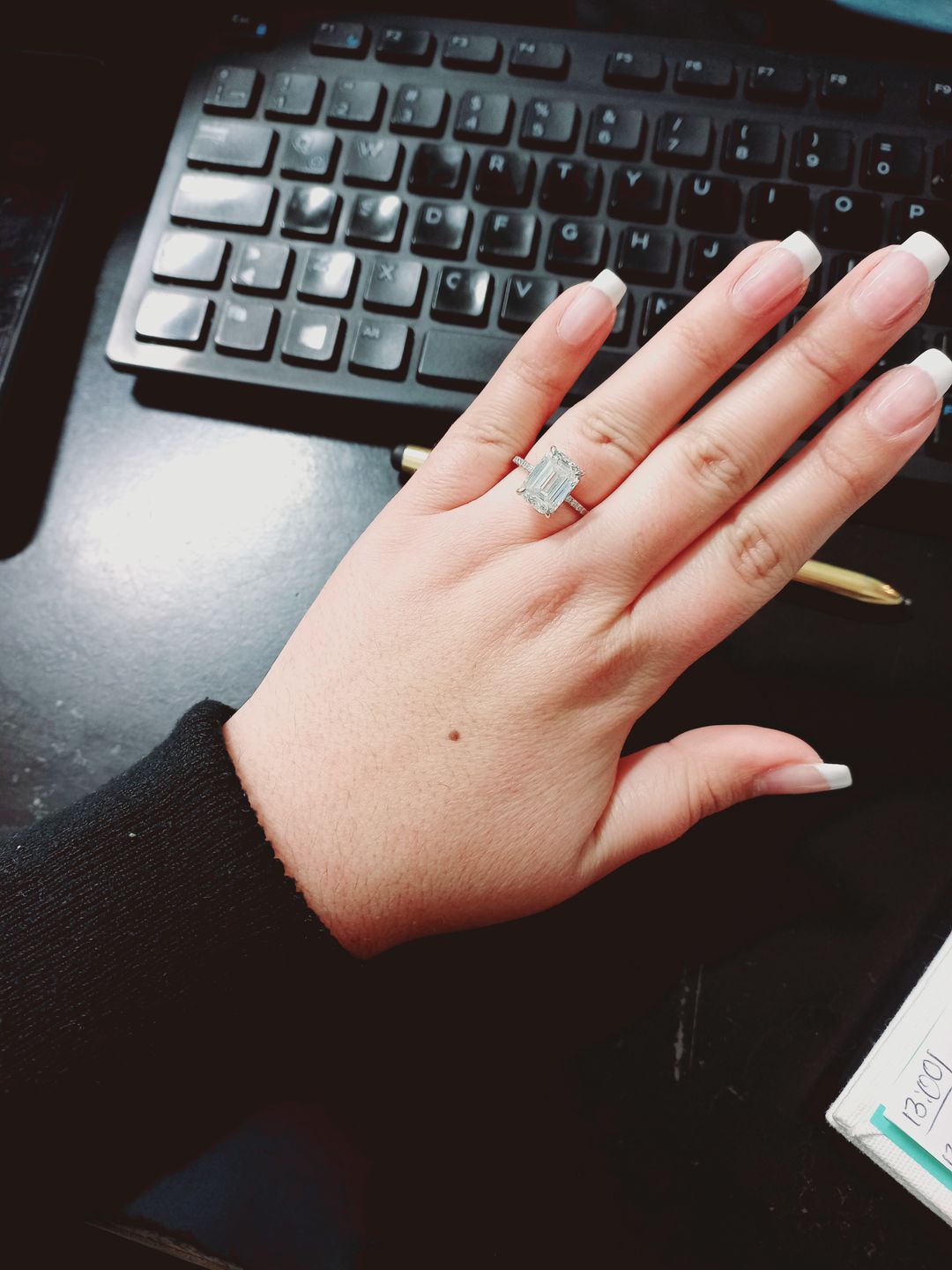 Customer photo review of “Keep her” ring