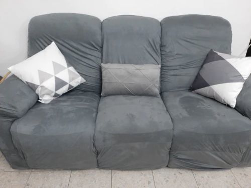 Customer photo review of Cabrexa 3 Seater Recliner Slipcovers