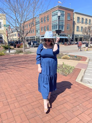 Customer photo review of Kacey Wide Brim Hat