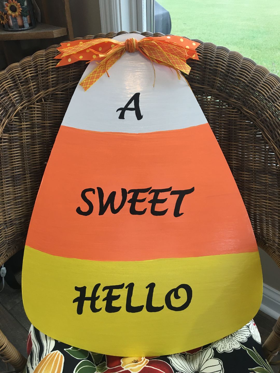 Customer photo review of Unfinished Wooden Price Tag Product Tag Silhoutte - Craft- up to 24" DIY