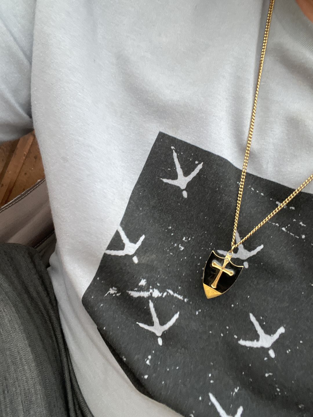Customer photo review of Choty - Gold Cross