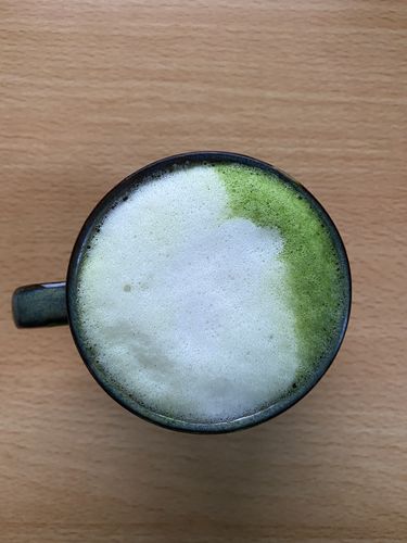 Customer photo review of Matcha Green Tea Powder Refill Bags (60 servings)