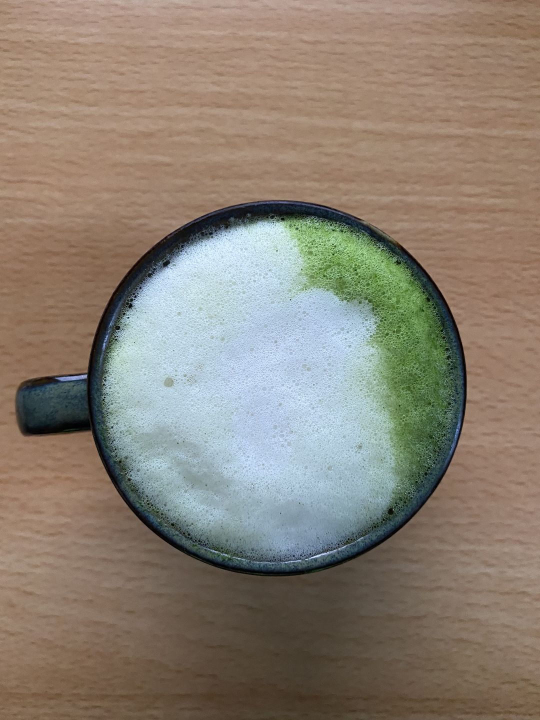 Customer photo review of Matcha Green Tea Powder Refill Bags (60 servings)