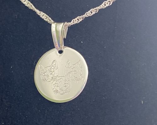 Customer photo review of Silber Big Love Halskette Deluxe