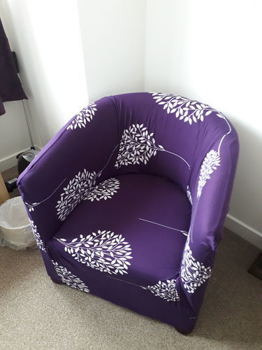 Customer photo review of Cabrexa Stretch Tub Chair Covers