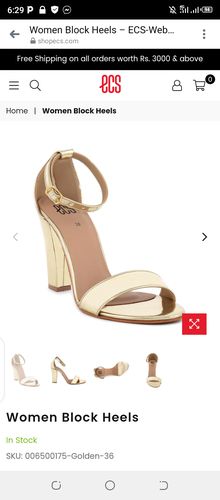 Customer photo review of Women Block Heels