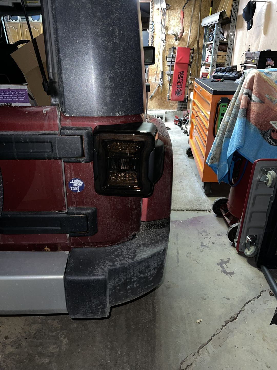 Customer photo review of JK to JL Conversion Tail Lights- BLACK  for 07-18 Wrangler JK/ JKU