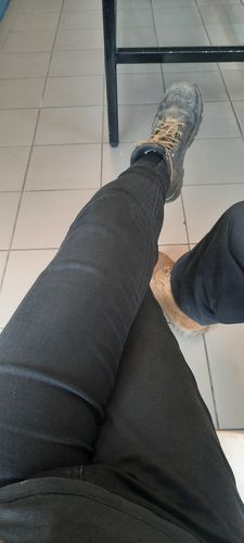 Customer photo review of Impact High Waisted Skinny Jeans - Black
