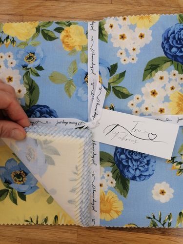 Customer photo review of True Fabrics - Sunshine Blooms - Precut Fabric