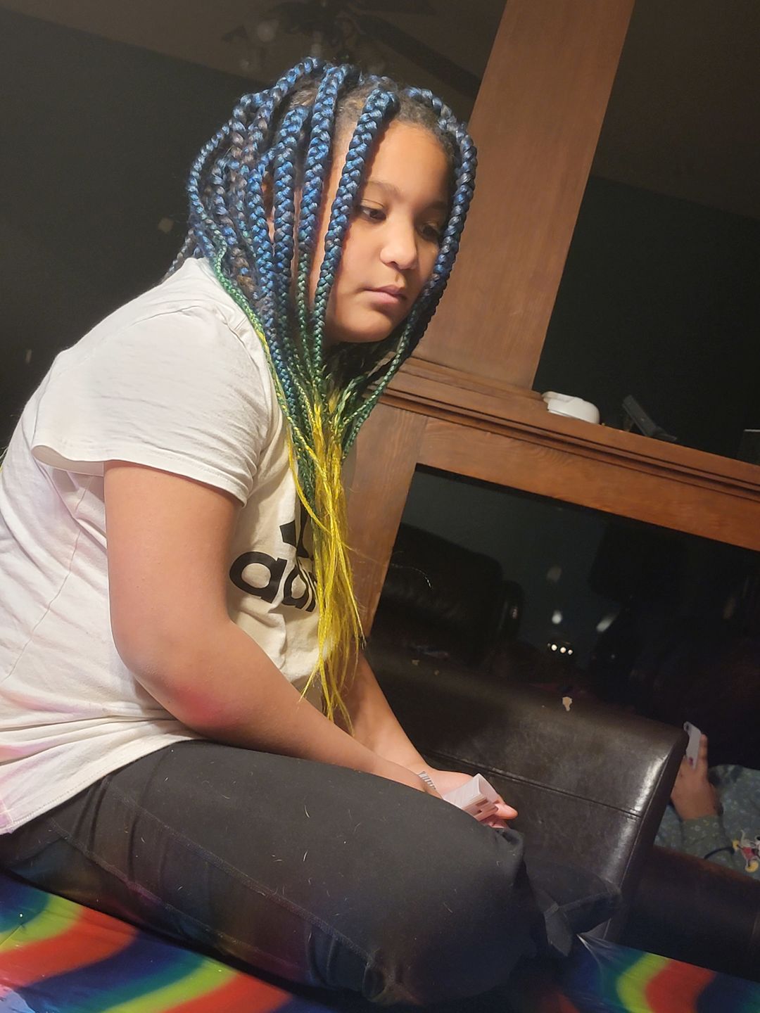 Customer photo review of OUTRE SYNTHETIC PRE STRETCHED ULTRA BRAID - XPRESSION 3X 52"