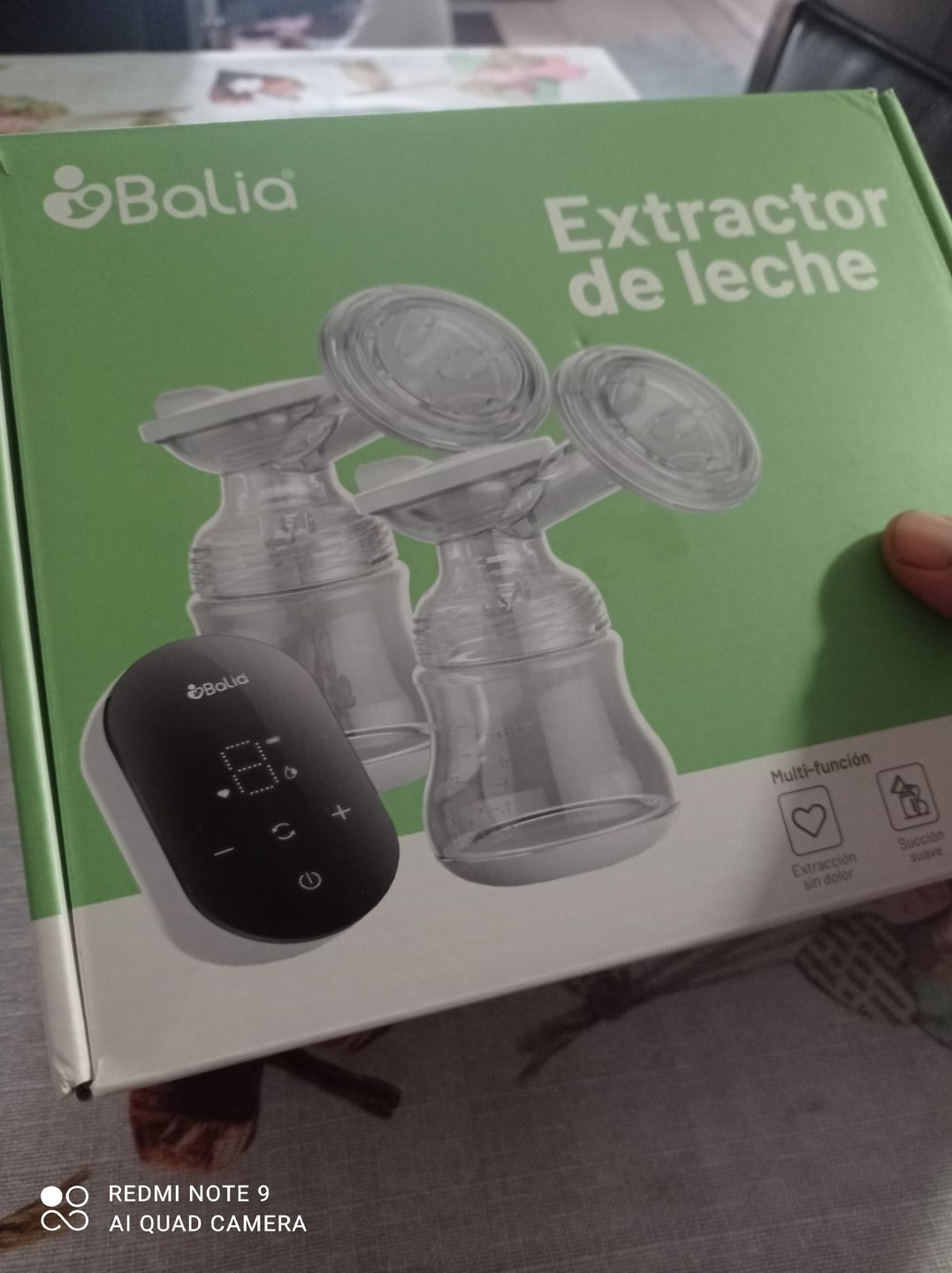 Customer photo review of Extractor de leche doble