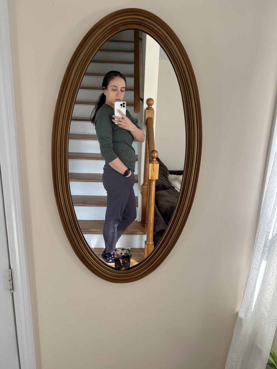 Customer photo review of Work Hard Play Hard Trousers - Grey | MT LUXE