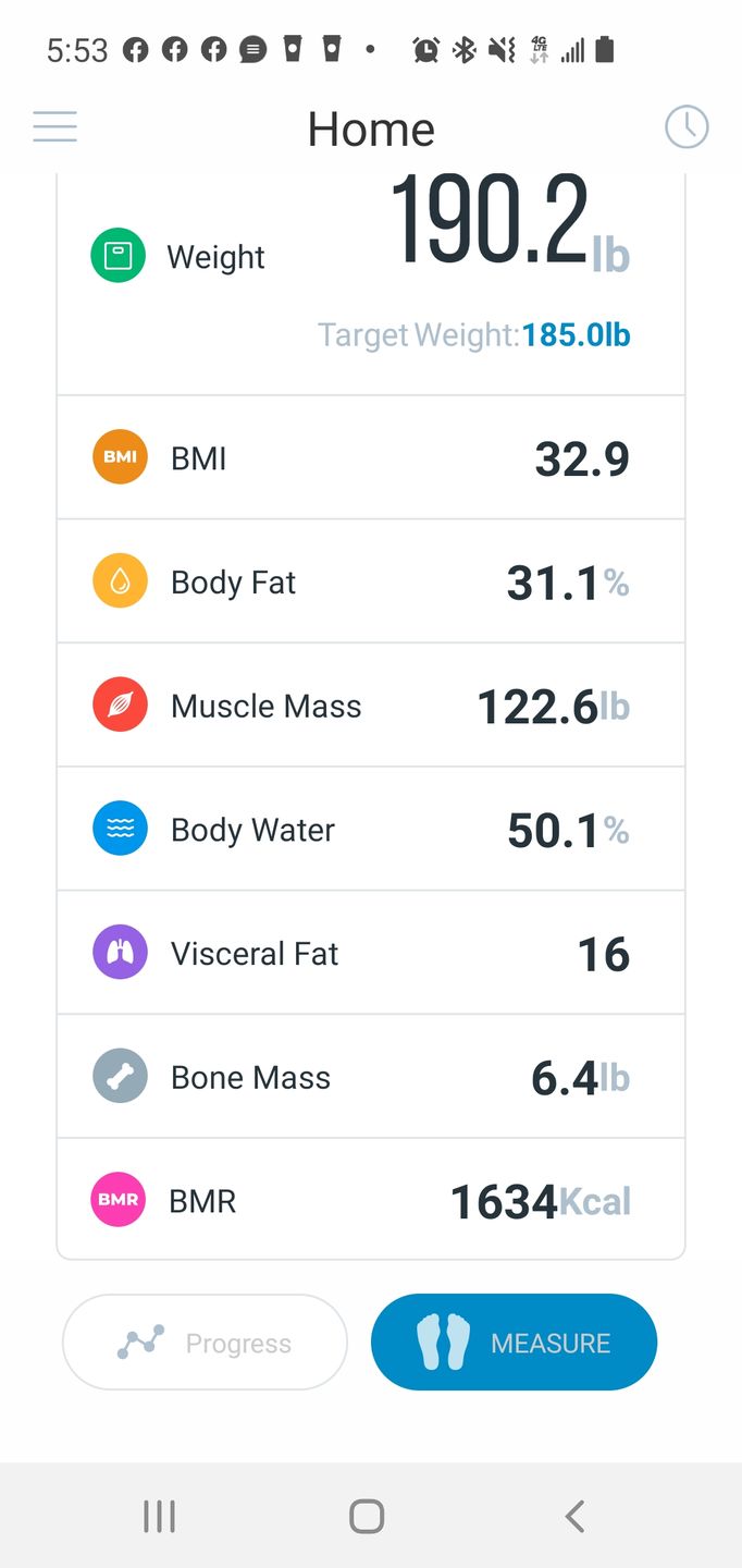 Customer photo review of INEVIFIT | Smart Body Fat Scale