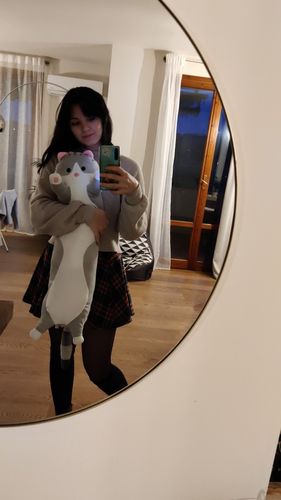 Customer photo review of Long Cat Plush