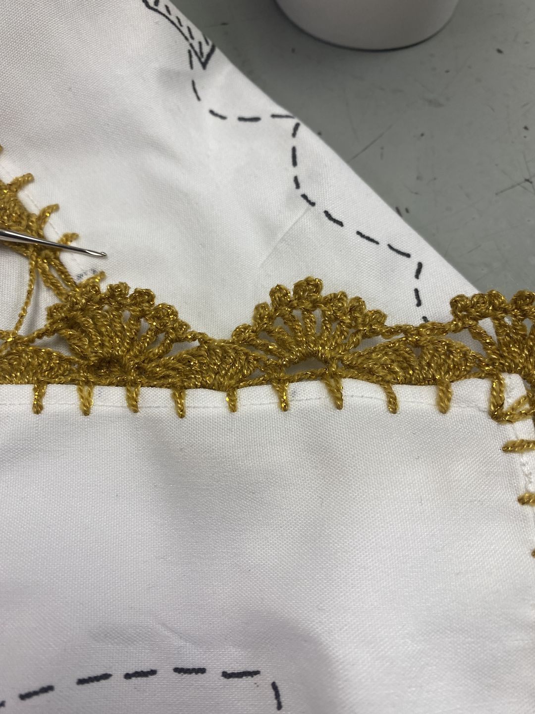 Customer photo review of CRYSTAL Metallic [100grs] -  La Pantera Rosa | Fine Mexican Crochet Thread Yarn for Clothing and Crafts