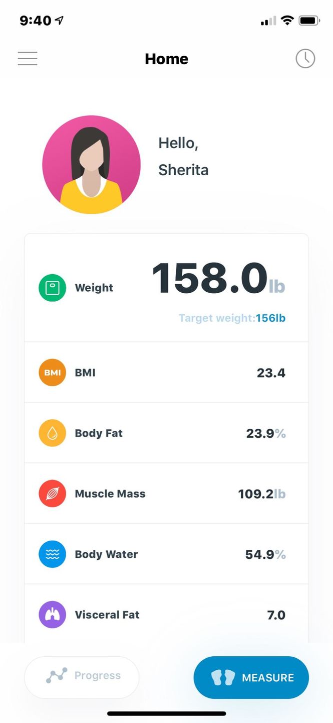 Customer photo review of INEVIFIT | Smart Body Fat Scale
