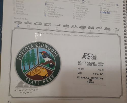 Customer photo review of California State Parks - Adventure Planning Journal