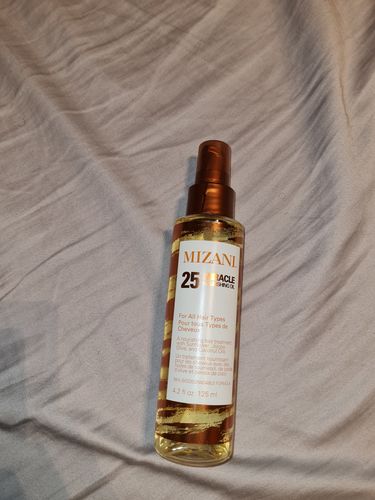 Customer photo review of Mizani 25 Miracle Nourishing Oil 125ml