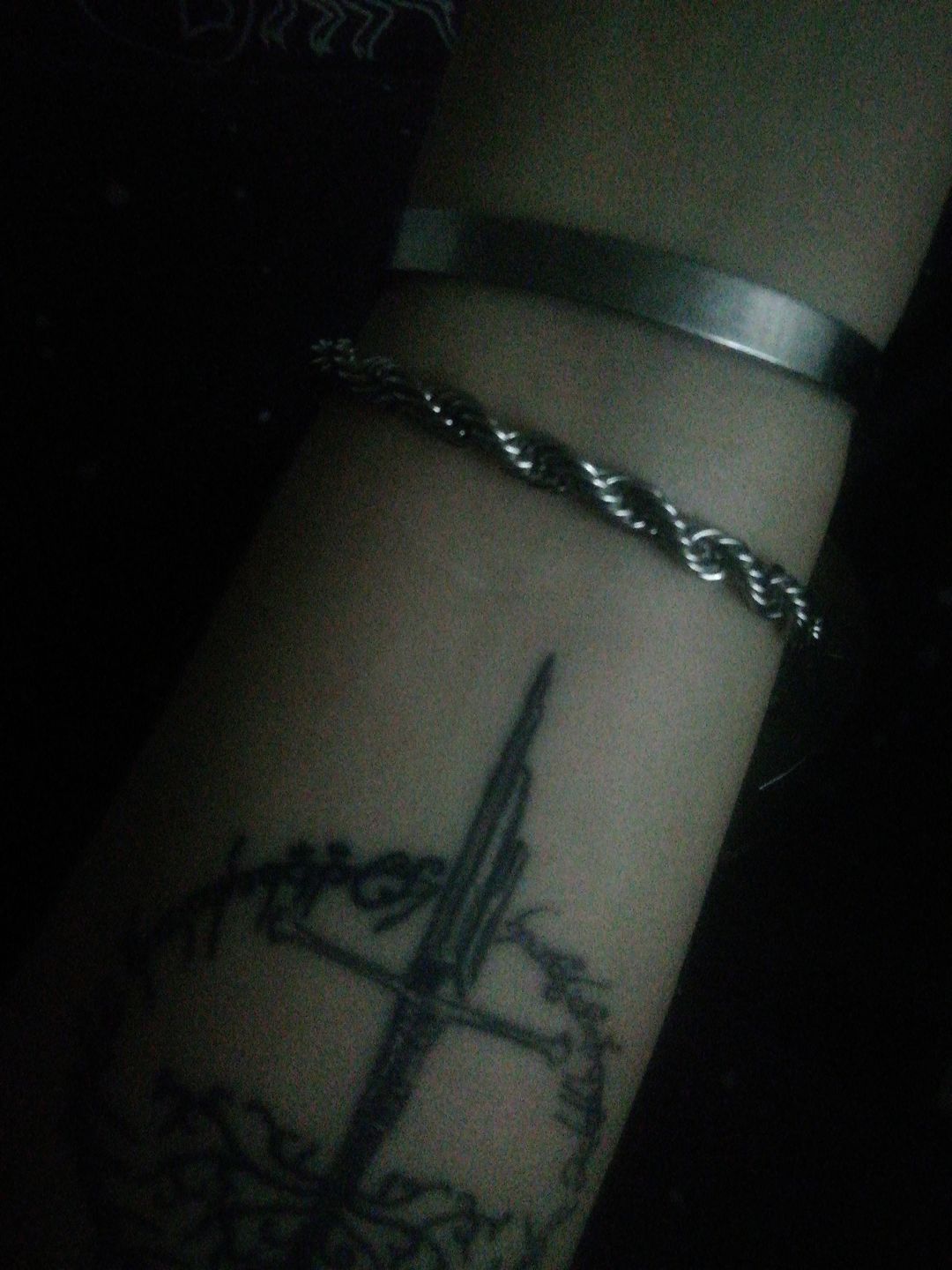 Customer photo review of 6MM Rope Chain + Bracelet - White Gold
