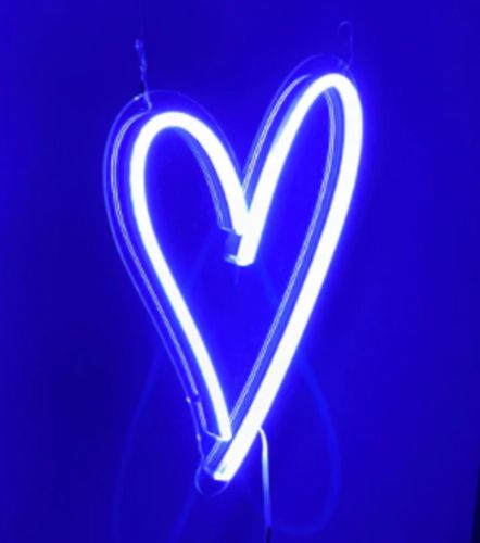 Customer photo review of A Little Love Neon Heart