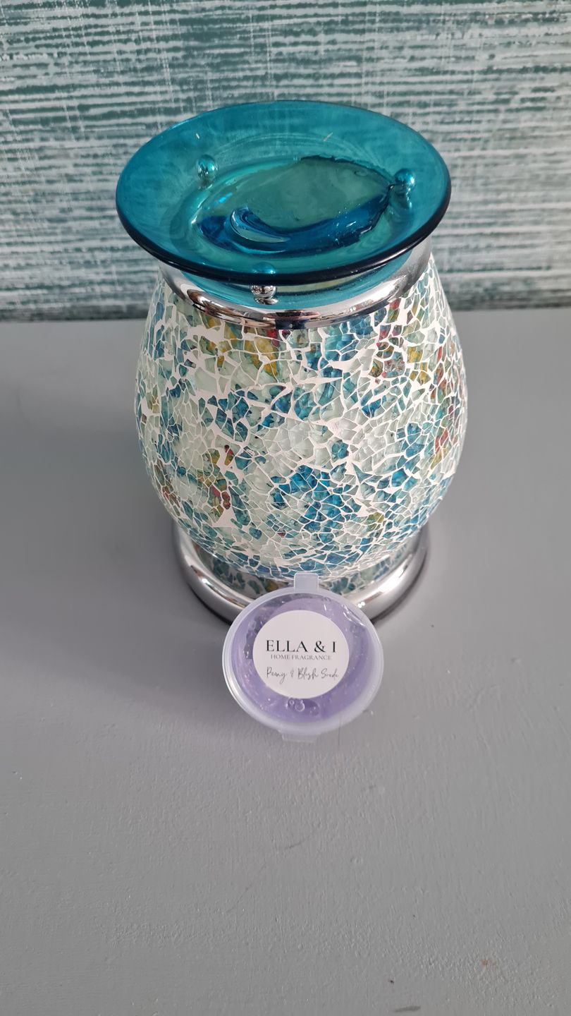 Customer photo review of Peony & Blush Suede