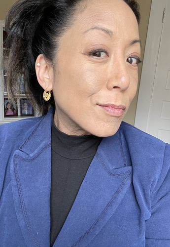 Customer photo review of Loida Creolla Earrings