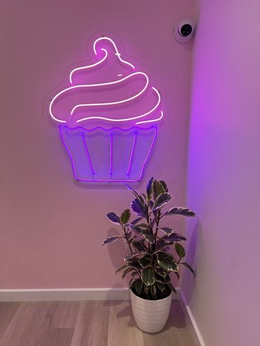 Customer photo review of Cupcake Neon Sign