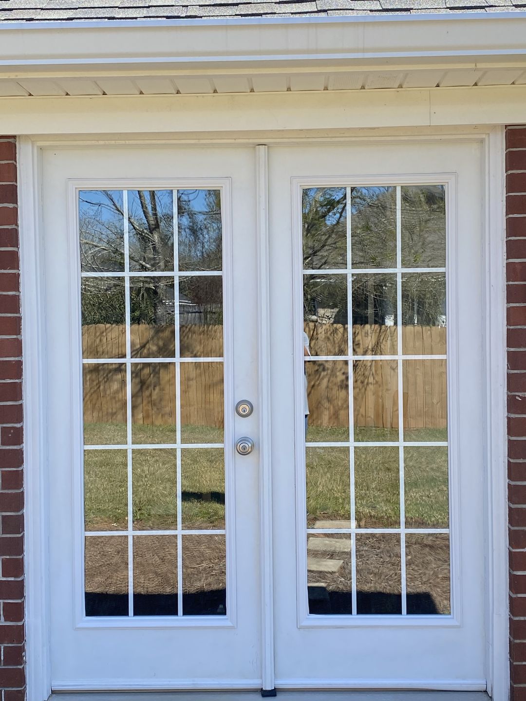 Customer photo review of Grills Between Glass 15 Lite Glass and Frame Kit (Full Lite 22" x 64" Glass Size)