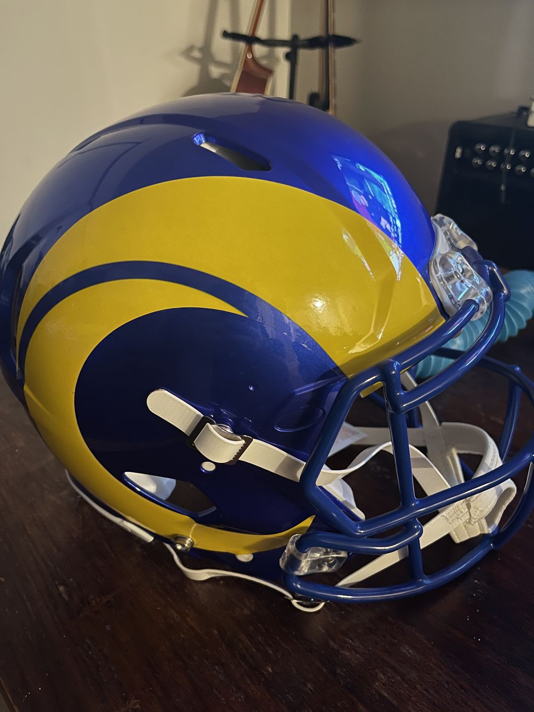Customer photo review of LA Rams Riddell Speed Authentic Football Helmet