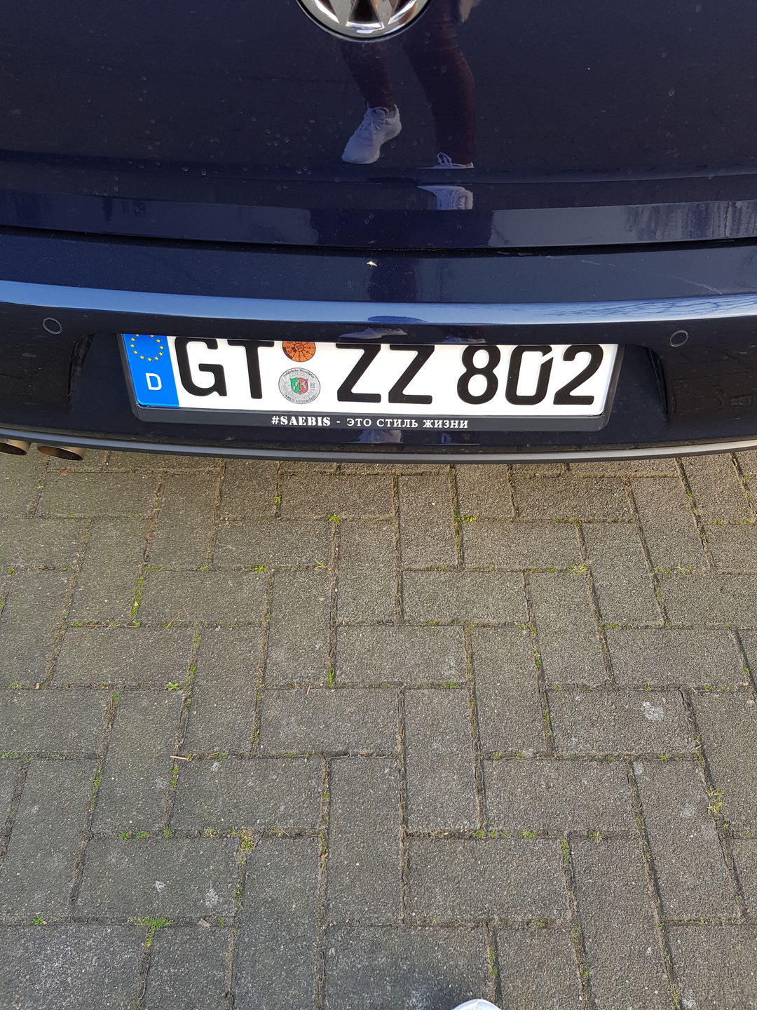 Customer photo review of SAEBIS® 2er SET Auto Kennzeichenhalter